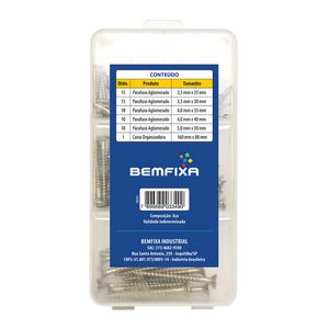 Kit Fixação Bemfixa Para Madeira