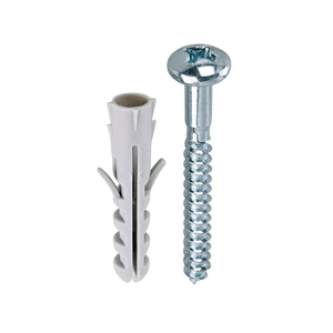 Parafuso Aglomerado Bemfixa Cabeça Chata com Bucha 6 MM