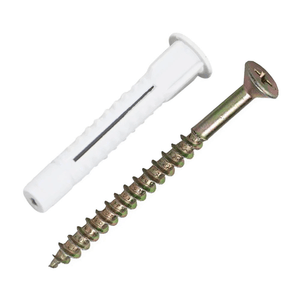 Parafuso Aglomerado Bemfixa Cabeça Chata com Bucha 6 MM