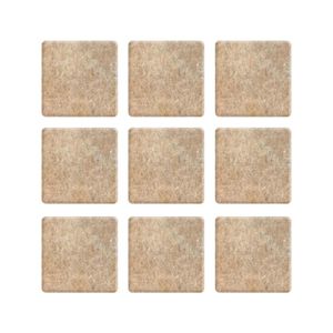 Feltro Adesivo Bemfixa Quadrado 1 Unidade 99 X 99 MM Marrom