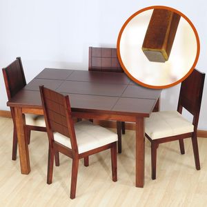 Feltro Adesivo Bemfixa Quadrado 1 Unidade 99 X 99 MM Marrom