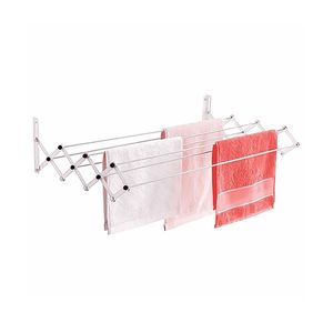 Varal Sanfonado Maxeb Aço 0,77m Branco