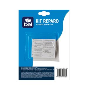 Kit de Adesivo para Reparo de Piscina Inflável com 10 Unidades - Belfix