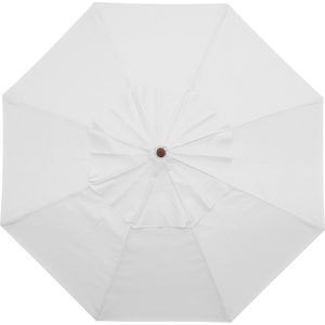 Ombrelone Central de Madeira Central sem base Redondo Treviso Branco 3M - Bel