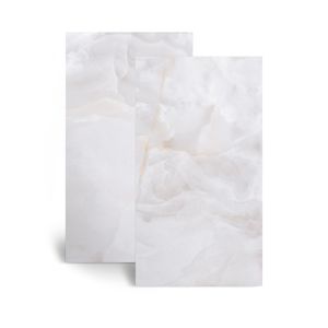 Porcelanato Marmorizado Acetinado Retificado Onix Bianco Tipo A 90X90CM - CC0599S1 - Biancogres