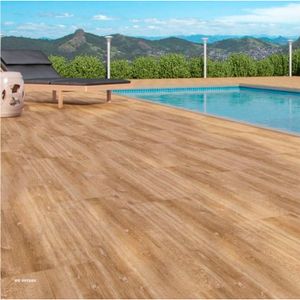 Porcelanato Madeira Retificado Ipê Outside Marrom Tipo A 26X106CM - C61595O1 - Incesa