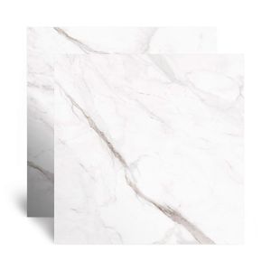 Porcelanato Marmorizado Acetinado Retificado Calacata Altissimo Tipo A 120X120CM - BW0261A1 - Biancogres
