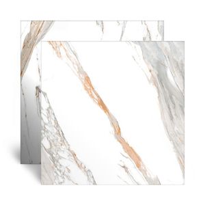 Porcelanato Marmorizado Polido Retificado Calacata Oro Tipo A 90X90CM - CD0261R1 - Biancogres