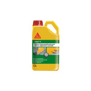 Aditivo Impermeabilizante para Argamassas e Rebocos Sika 1 3,6L - Sika