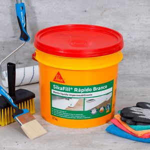 Manta Líquida Rápido Borracha Líquida com Microesferas Isolantes, Galão, Concreto Sikafiill 15KG - Sika