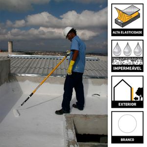 Manta Líquida Impermeabilizante Sikafil Branca 3,6L - Sika