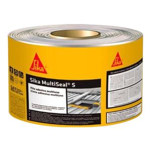 Fita Asfáltica Multiúso Aluminizada Autoadesiva Multiseal 10CMX10M - Sika