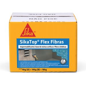 Impermeabilizante a Base de Resina Sikatop Flex Fibras 18KG - Sika