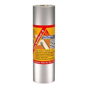 Fita Asfáltica Multiúso Aluminizada Autoadesiva Multiseal 50X10CM - Sika