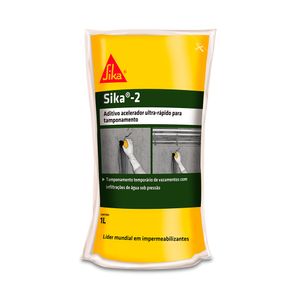 Aditivo Impermeabilizante para Tamponamento Ultrarrápido Sika 2 1L - Sika
