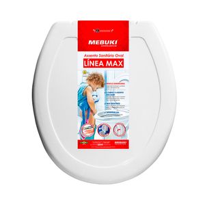 Assento Sanitário Mebuki Oval Max Branco