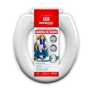 Assento Sanitário Mebuki para Cadeira de Banho Fechado