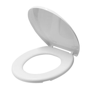 Assento Sanitário Almofadado Mebuki Oval Linea Plus Branco