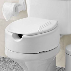 Assento Sanitário Mebuki Oval Elevado de 13,5 cm Branco