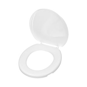 Assento Sanitário Almofadado Karppi Mebuki Oval Branco