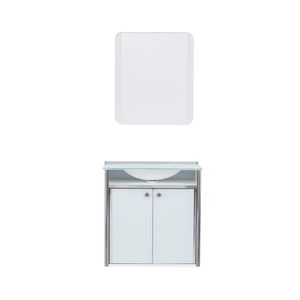 Conjunto Gabinete com Espelho Crismetal Cris Classic 62,5 CM Incolor