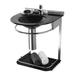 Conjunto Lavabo C/Espelho Pt Cris Mold Cris Metal