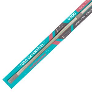 Tubo Extensível para Cortina Uzoo Multifuncional Regulável 70-120 Cm Alumínio Polido
