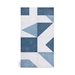 Revestimento Decorado Acetinado Retificado Angoli Blu Tipo A 32X60CM - BR0766B1 -Biancogres