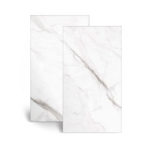 Porcelanato Marmorizado Polido Retificado Calacata Altíssimo Tipo A 60X120CM - CI0261U1 - Biancogres