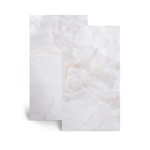 Porcelanato Marmorizado Acetinado Retificado Onix Bianco Tipo A 60X120CM - CH0599I1 - Biancogres