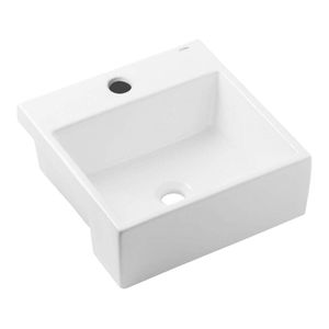 Cuba de Semi Encaixe Quadrada Basic Q2 Branca 41X41CM - 1730250013300 - Celite