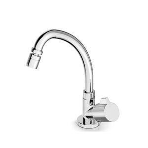 Torneira de Mesa Bica Média com Arejador Articulado Fit Cromada - B5010CNCRB - Celite