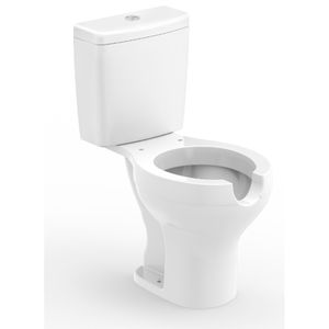 Conjunto Acoplado com Acionamento Duplo 3|6 Litros e Kit de Instalação Acesso Plus Branco - Celite