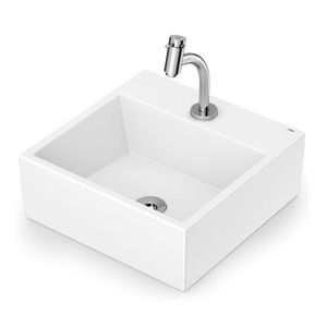 Kit Cuba de Apoio com Torneira Bica Baixa e Complementos de Instalação Q1 Branco - 1737250010300 - Celite