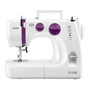 Máquina de Costura Portátil 9 Pontos Elgin Prátika JX2051 Branca