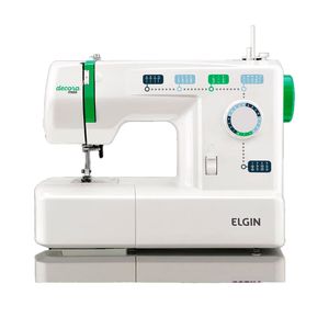 Máquina de Costura Elgin Decora Mais Jx 2011 Branca 220V