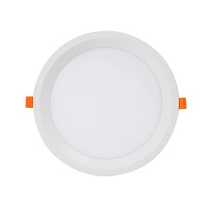 Painel Led de Embutir Redondo Recuado Lux Amarelo 18W 3000K - 15140071 - Taschibra