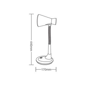 Luminária de Mesa Articulável E27 40W TLM 03 Kids Rosa - 65020008-08 - Taschibra