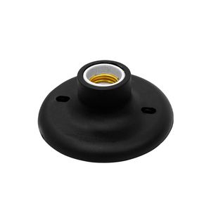 Plafon em Porcelana com Soquete E27 Preto - Taschibra