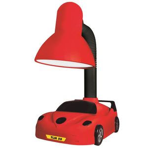 Luminária de Mesa Taschibra Kids Articulável Bivolt Tlm50 Vermelha