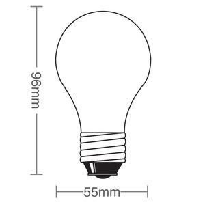 Lâmpada Halógena A55 28W E27 Luz Amarela 2700K 220V - Taschibra