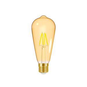 Lâmpada LED Filamento Vintage E27 4W ST64 Âmbar Autovolt - 11080379 - Taschibra