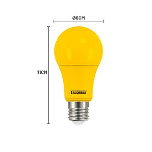 Lâmpada LED TKL Colors 5W Amarela 100-240V - 11080391 - Taschibra