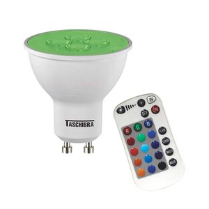 Lâmpada LED Dicroica TDL RGB Colorida - 18011 - Taschibra