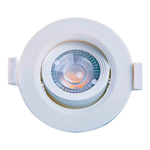 Spot LED de Embutir Redonda PAR20 Alltop Mr11 3W Luz Amarela 3000K Bivolt - Taschibra