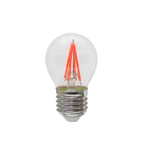 Lâmpada LED em Filamento Bolinha Color G45 Rosa Autovolt - Taschibra
