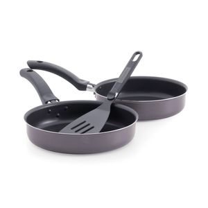 Kit De Frigideiras Com Espátula Enjoy Cinza - Alegrete