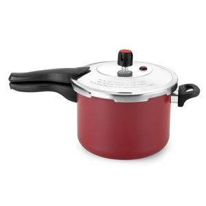 Panela De Pressão Turbo Quality Vermelha 4,5L - Alegrete