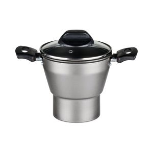 Cuscuzeira Alegrete Enjoy Alumínio Cinza 14 CM