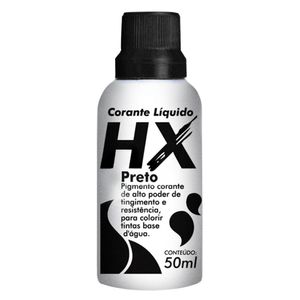 Corante Líquido Hidracor Preto 50ml